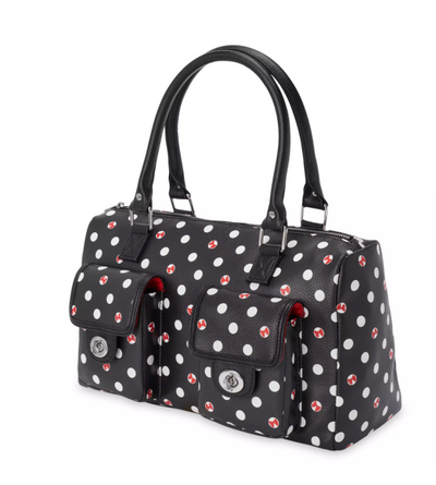 Disney Parks Minnie Polka Dot Satchel Bag New with Tag