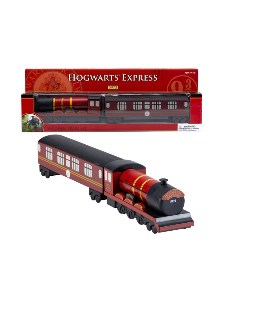 Universal Studios Harry Potter Hogwarts Express Wooden Train Set New with Box