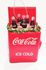 Authentic Coca Cola Coke Cooler Christmas Ornament New with Tags