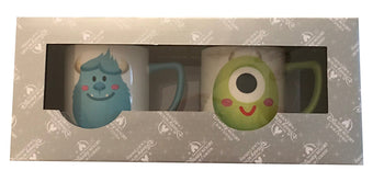 Disney Parks Shanghai Monsters Inc. Sulley and Mike So Little So Cute Mug Set