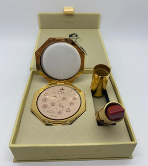 Disney Jasmine Princess Signature Compact and Lipstick Set Bésame Limited New