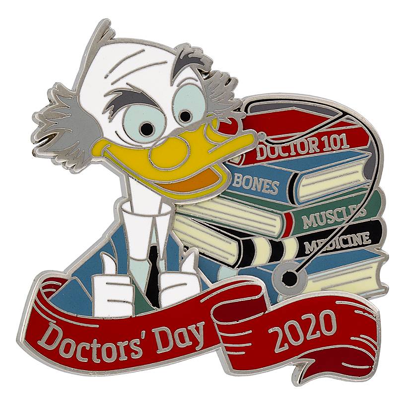 Disney Disneyland Ludwig Von Drake Pin Doctor's Day 2020 Pin Limited New