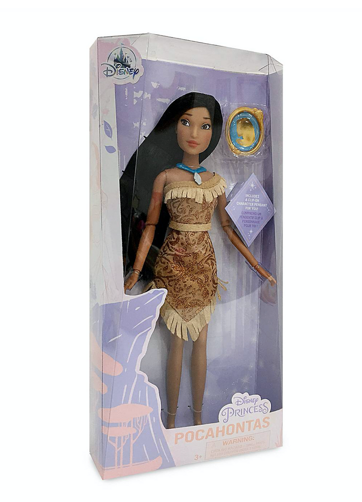strapless open back dress Disney Princess Pocahontas Classic Doll with Pendant New with Box – I Love  Characters
