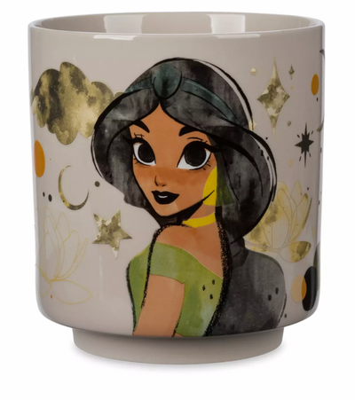 Disney Aladdin Jasmine Art Gloss Finish Large Flower Pot Planter New