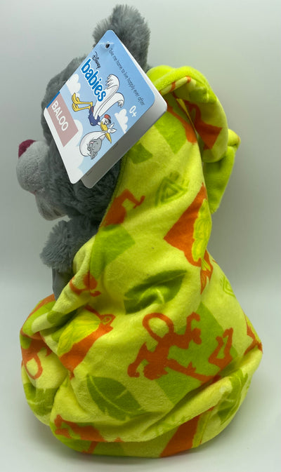 Disney Parks The Jungle Book Baby Baloo in Blanket Pouch Plush New with Tags