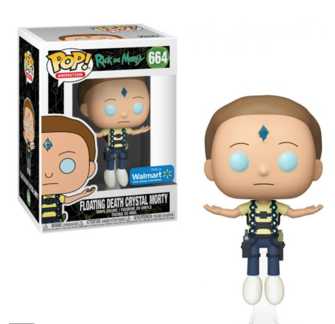 Funko POP! Vinyl Figure - Floating Death Crystal Morty New With Box