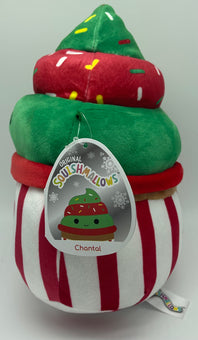 Original Squishmallows Chantal Christmas Holiday 8"Plush 2021 New With Tag
