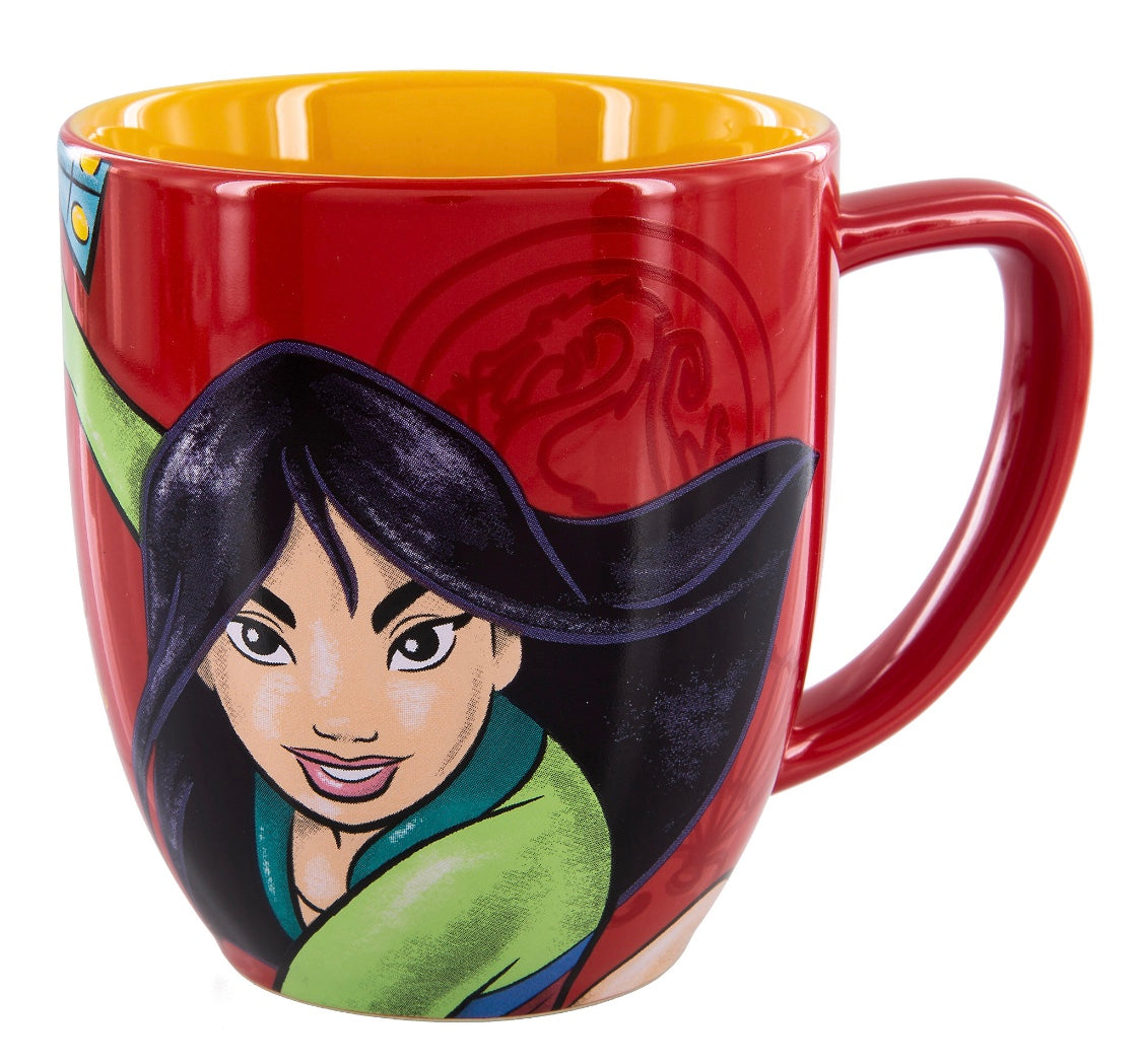 Disney Parks Princess Mulan Portrait Live with Honor Ceramic Coffee Mug New