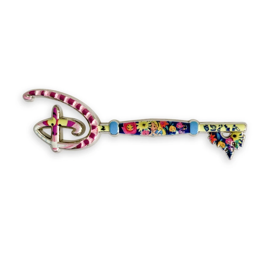 Disney Alice in Wonderland 70th Collectible Key Pin Special Edition New w Card