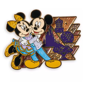 Disney 2023 Walt Disney World 50th Mickey Minnie Castle Limited Pin New w Card