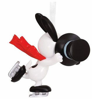 Hallmark 2022 Snoopy Skating Christmas Ornament New With Box