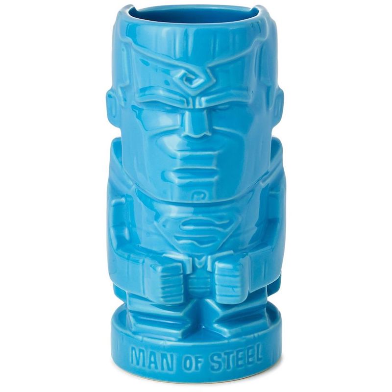 Hallmark DC Comics Superman Man of Steel Ceramic Tiki Mug 10 oz New