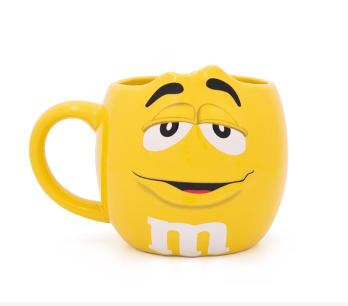 M&M's World Yellow Character Figural Coffee Mug New