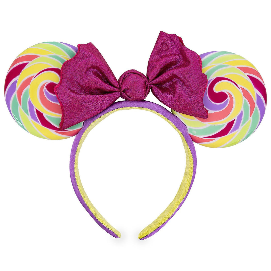 Disney Parks Minnie Mouse Lollipop Ears Headband PHOTOS: Lollipop Minnie Mouse Ear Headband Sweetens Up Your  main image 3