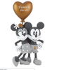 Hallmark Valentine Disney Mickey and Minnie Love in the Air Figurine New