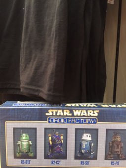 Disney Parks Star Wars Droid Factory set of four New with Box