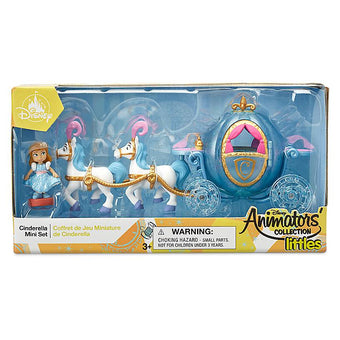 Disney Animators' Collection Littles Cinderella Carriage Mini Set New with Box