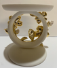 Bath and Body Works 2022 Flower Ring Pedestal 3 Wick Candle Holder New with Box