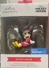 Hallmark Disney Mickey Santa Sledding Exclusive Christmas Ornament New With Box