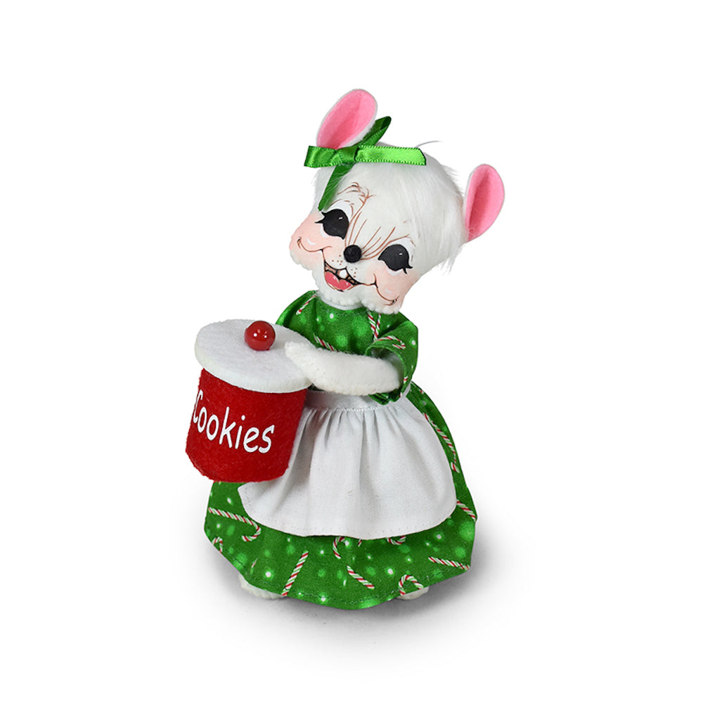 Annalee Dolls 2022 Christmas 6in Cookie Jar Mouse Plush New with Tag