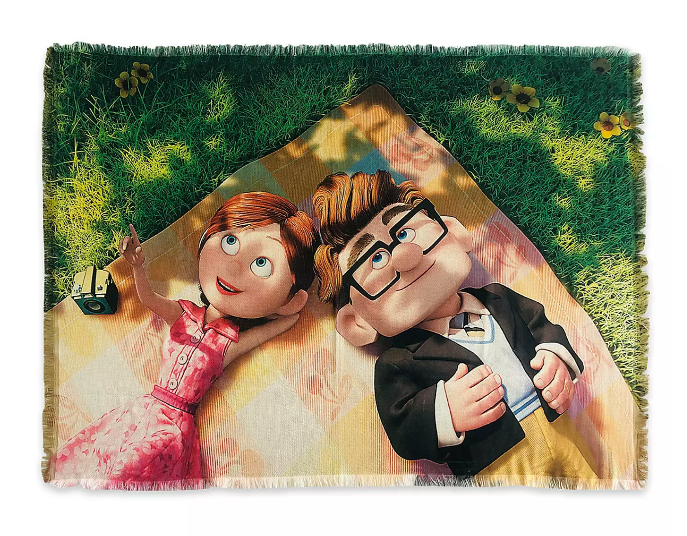 Disney Up Carl and Ellie Throw Blanket New with Tag