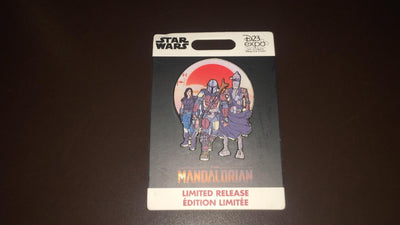 Disney D23 Expo 2019 Star Wars The Mandalorian Pin Limited New with Card