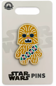 Disney Christmas 2021 Chewbacca Holiday Pin Star Wars New with Card