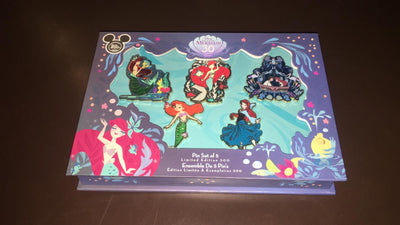 Disney D23 Expo 2019 30th The Little Mermaid Pin Set Limited of 300 New with Box