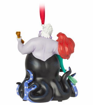 Disney Sketchbook Ursula and Ariel Singing Magic Ornament The Little Mermaid New