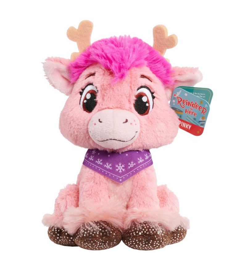 Reindeer in Here Plush Pinky New with Tag