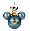 Disney Walt Disney World 2023 Mickey and Minnie Icon Glass Ball Ornament New Tag