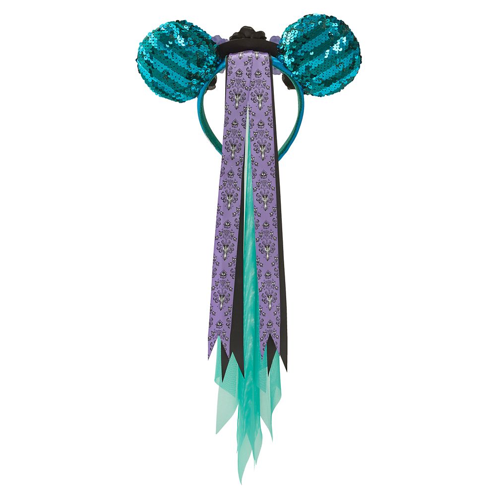 Disney Minnie The Main Attraction Ear Headband Haunted Mansion New with Tag