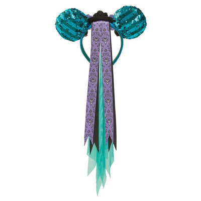 Disney Minnie The Main Attraction Ear Headband Haunted Mansion New with Tag