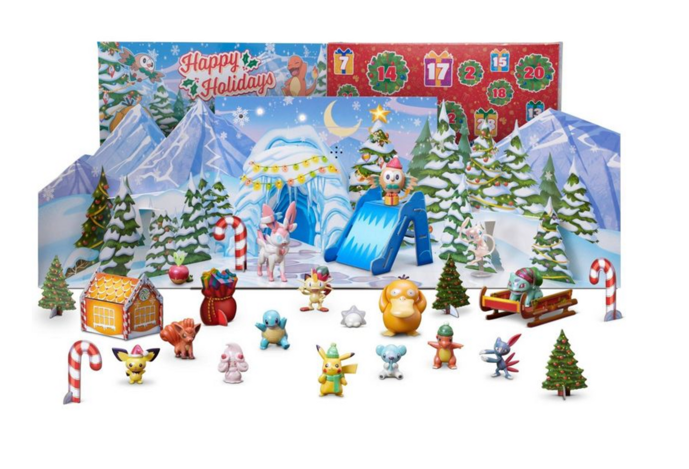 Pokemon Battle Figure Multipack Deluxe Holiday Calendar 2022 Advent Calendar New