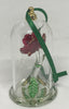 Disney Beauty and the Beast Enchanted Rose Glass Sculpture by Arribas Ornament