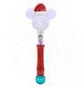 Disney Mickey Holiday Light-Up Singing Deck the Halls Snow Wand New with Tag
