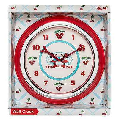 Disney Parks Back in the Day Mickey and Minnie Retro Wall Clock New with Box