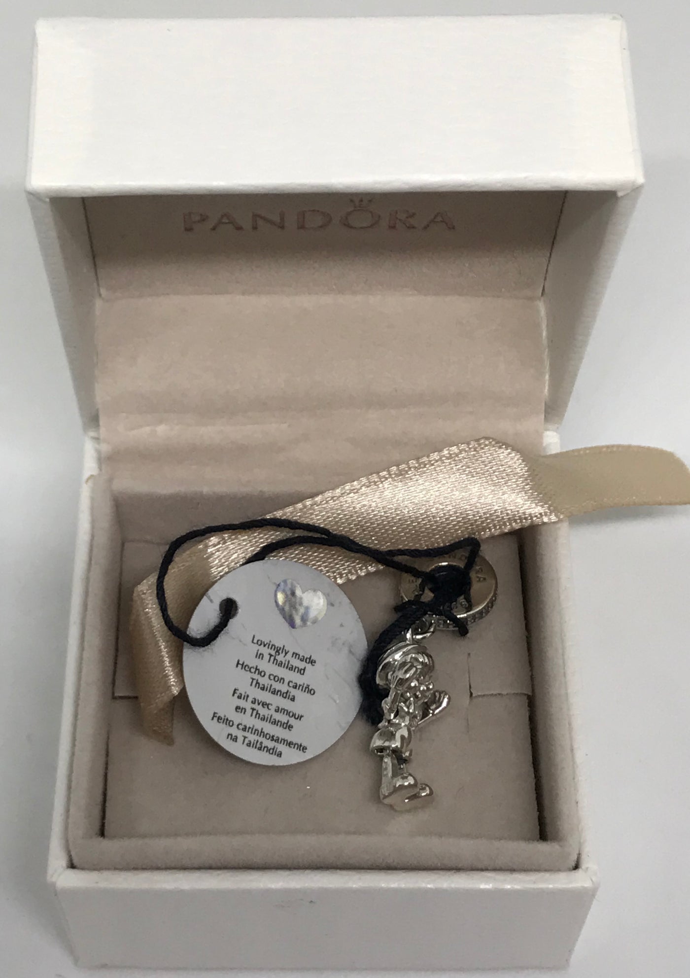Disney Parks Pinocchio Charm by Pandora Jewelry New with Box