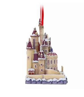 Disney Castle Collection Beauty and the Beast Christmas Ornament New with Box
