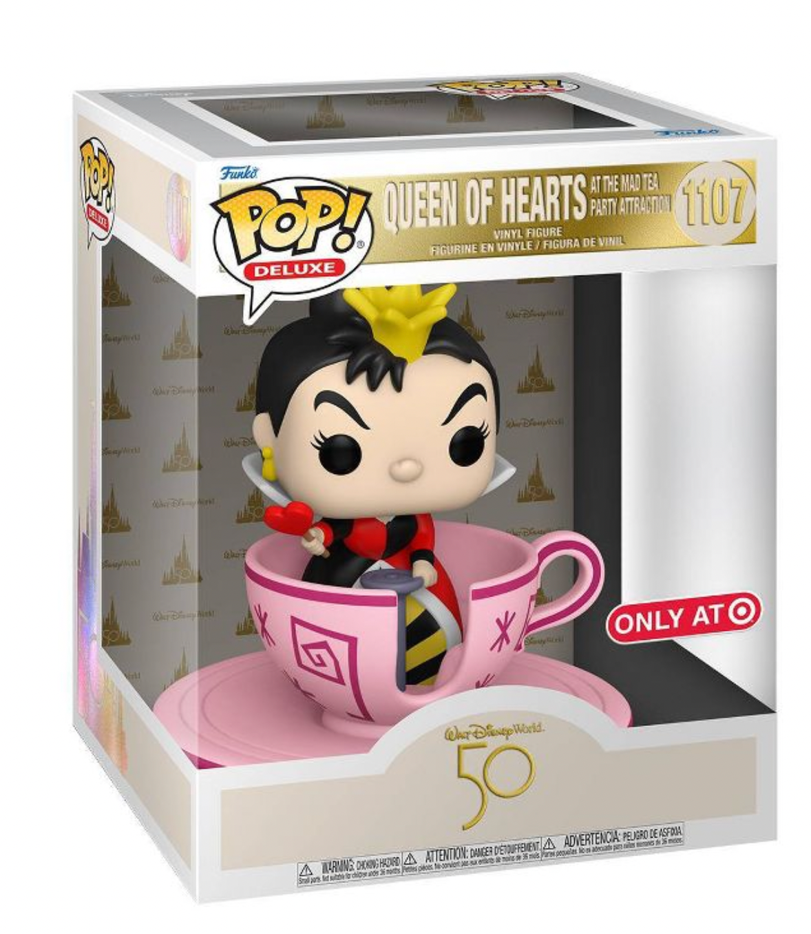 Funko POP Walt Disney World 50th Queen in Teacup Target Exclusive Vinyl Figure