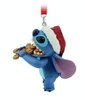 Disney Parks Santa Stitch with Gingerbread Christmas Ornament New with Tag