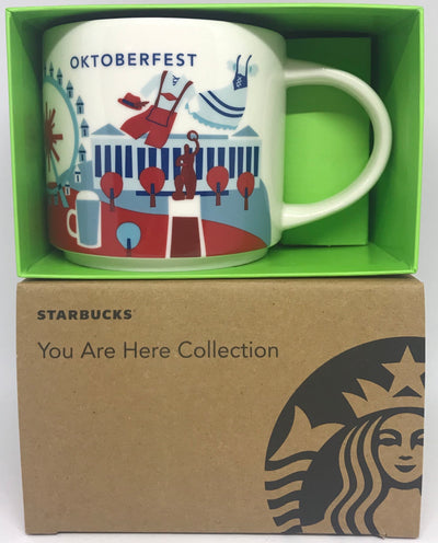 Starbucks You Are Here Collection Oktoberfest Germany Ceramic Coffee Mug New