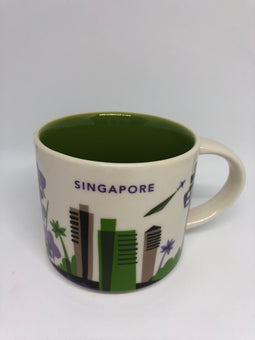 Starbucks You Are Here Collection Singapore Purple Version Coffee Mug New w Box
