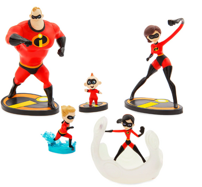 Disney Store The Incredibles Fold-up Illustrated Play Mat Play Set New with Box