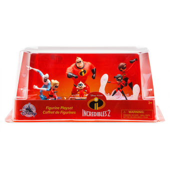 Disney Store The Incredibles Figure Play Set Playset Cake Topper Violet Dash New