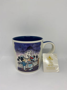 Disney Parks Riviera Resort Mickey and Minnie Heat Sensitive Color decal Mug New
