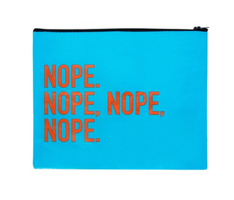 M&M's World Orange Character Nope Nope Nope Nope Recycled Pouch New