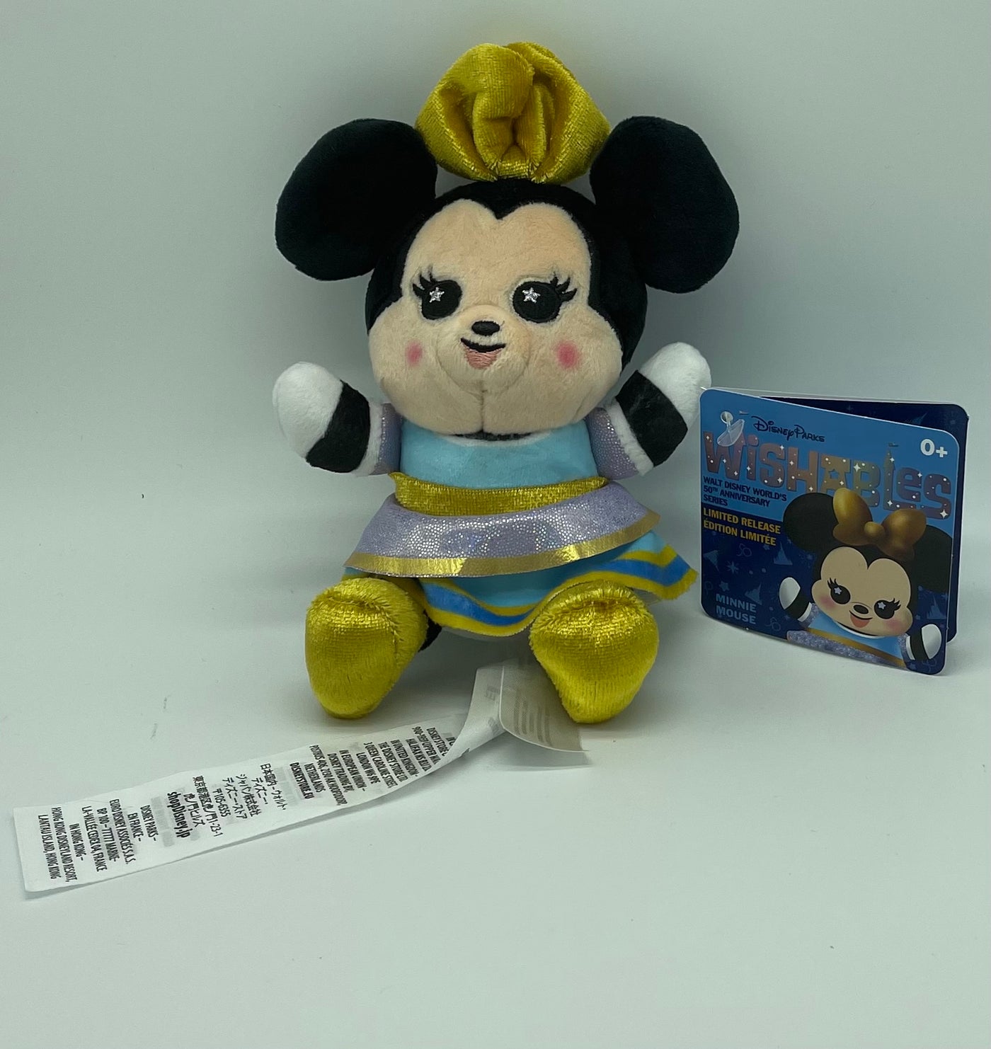 Disney Parks 50th WDW Minnie Mouse Wishables Plush Limited Micro 5