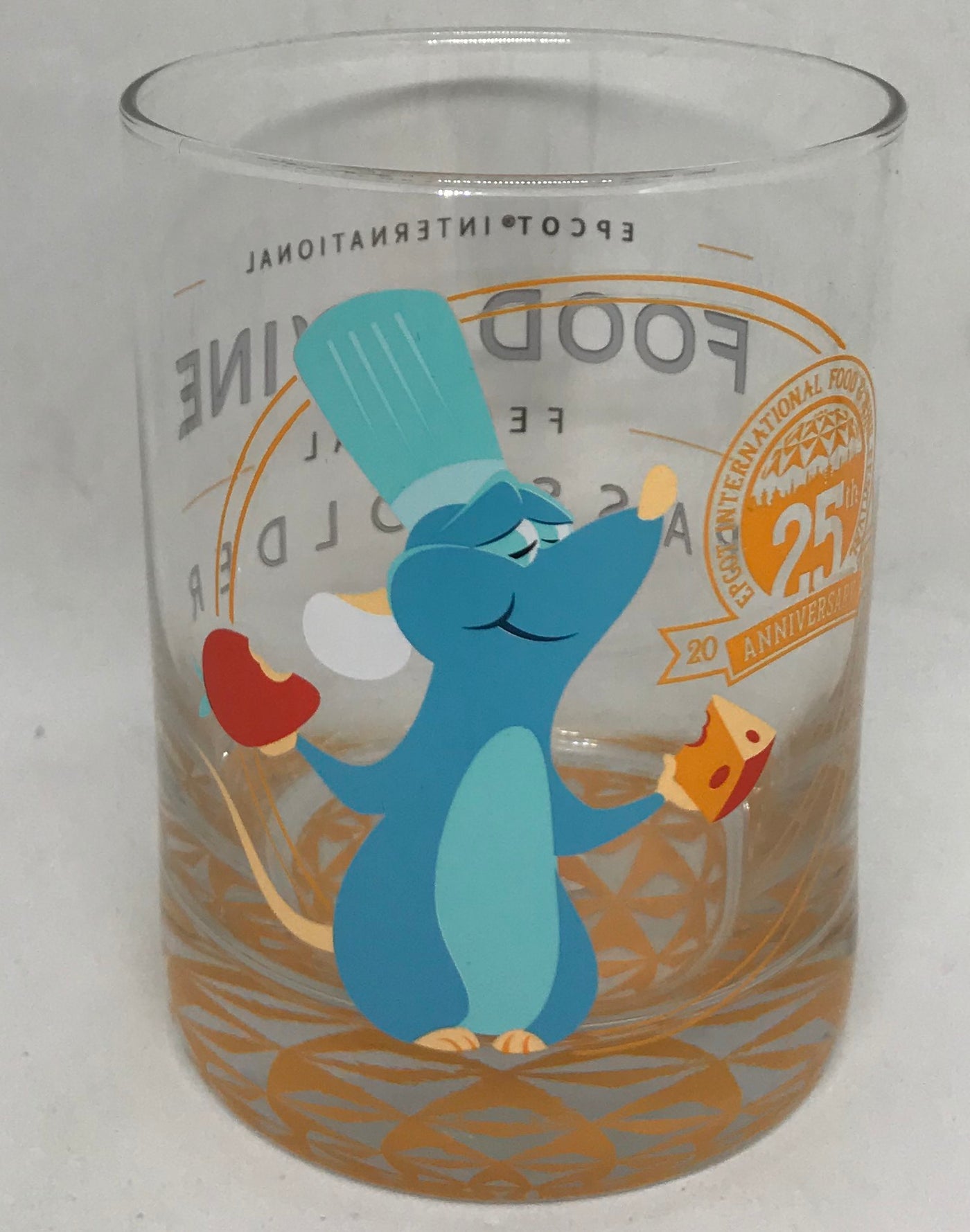 Disney 2020 25th Food and Wine Festival Remy Chef Glass Passholder New