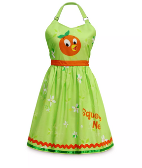 Disney Parks Orange Bird Adult Kitchen Apron New with Tags